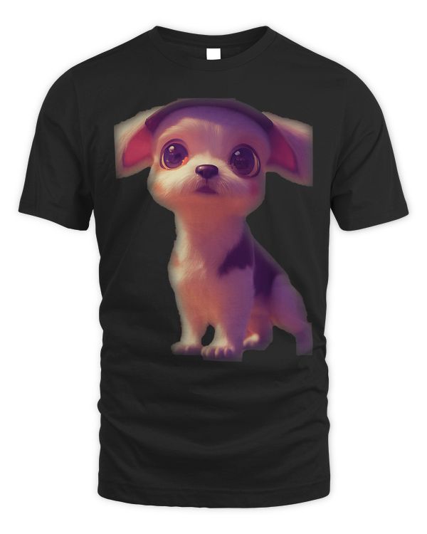 Adorable Happy Baby Dog Details Soft Cinematic Dog Lover
