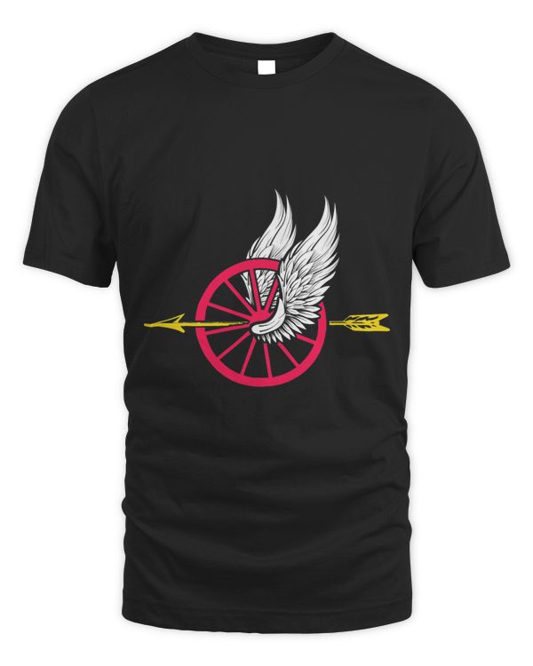 Law Enforcement Motorcycle Unit TShirt Wing Wheel Arrow Tee