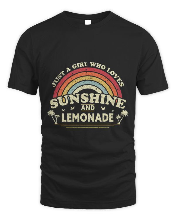Lemonade Shirt. Just A Girl Who Loves Sunshine And Lemonade