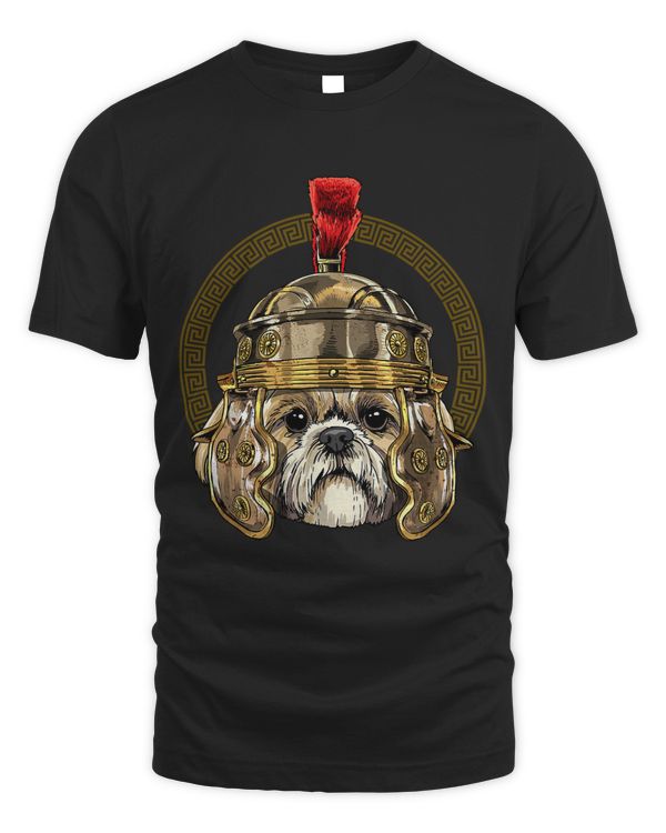 Shih Tzu in Roman Helmet Centurion Legionnaire Dog Lover 224