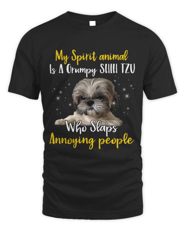 My Spirit Animal Is A Grumpy Shih Tzu Shih Tzu Lovers