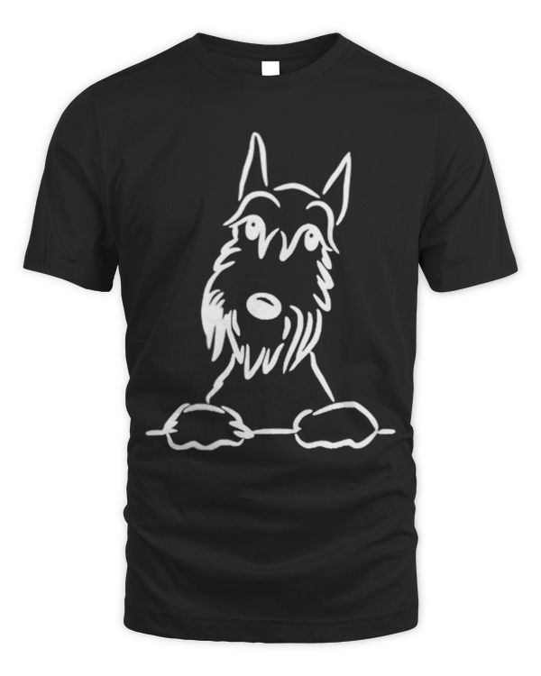 Cute Hello Schnauzer Dog Lover Gift Schnauzer Dog Owner
