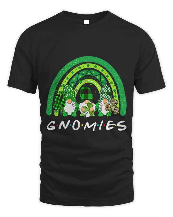 Cute Lucky Rainbow Gnome Happy St Patricks Day Family Outfit 3
