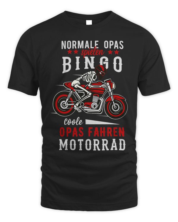 Mens Motorcycle Pensioner Saying Motorcycle Rider Grandpa Gift