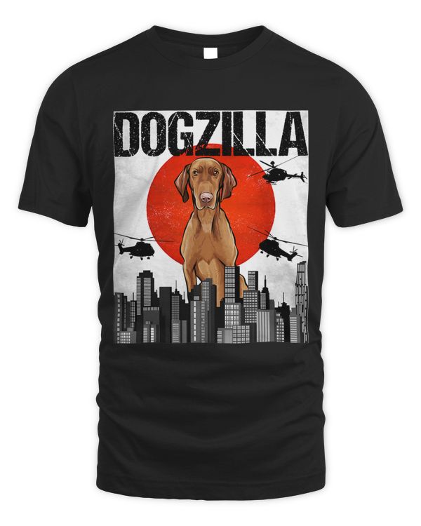 Funny Vintage Japanese Dogzilla Vizsla