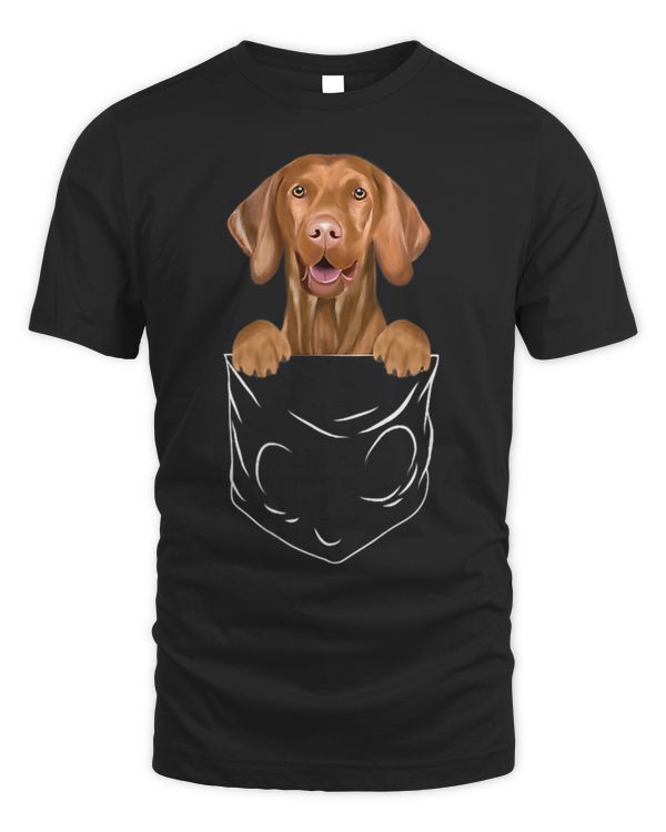 Dog In Pocket Vizsla Funny Dog Lover