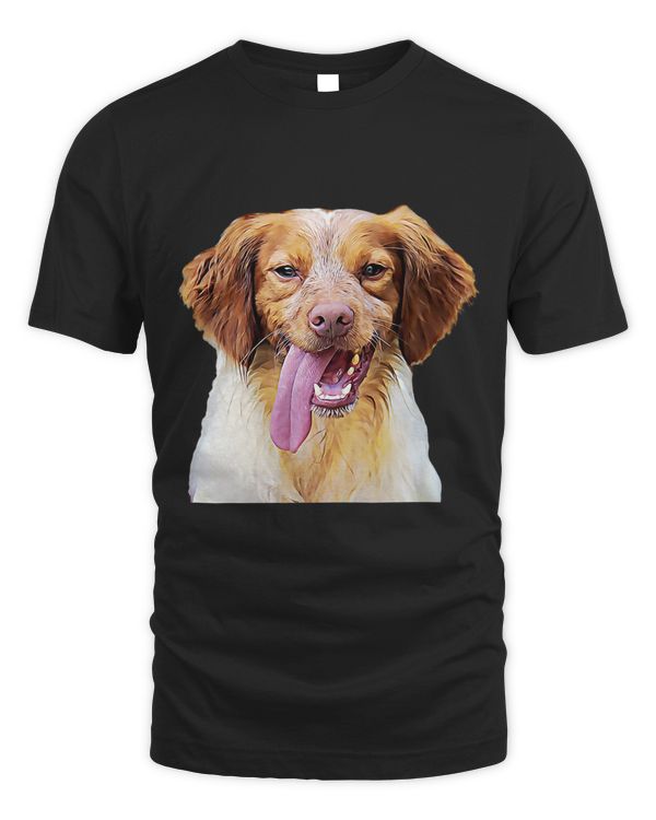 Dog Lover and Dog Owners Oil Paint Filter Portrait Funny Dog