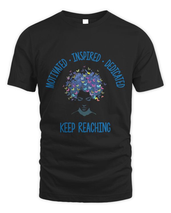 Motivated Inspired Dedicated Keep Reaching Positivity