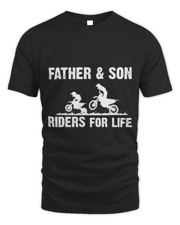 Moto Cross Father and Son Dirt Biking Motorcross MX