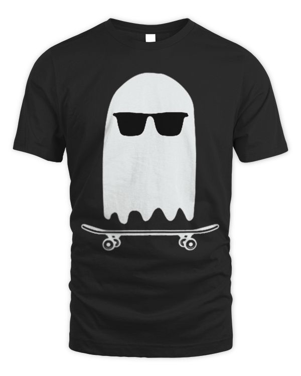 Ghost Skateboard Lazy Halloween Costume Cool Skateboarding3