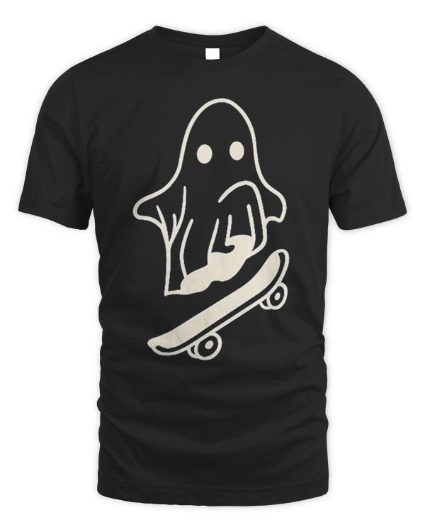 Ghost Skateboard Lazy Halloween Costume Funny Skateboarding 37