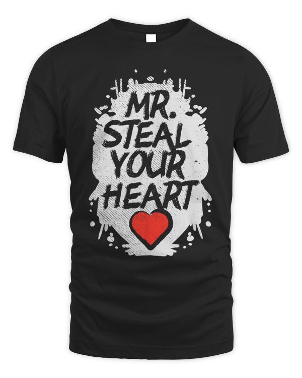 Mr Steal Your Heart Cute Happy Valentines Day Boys Men