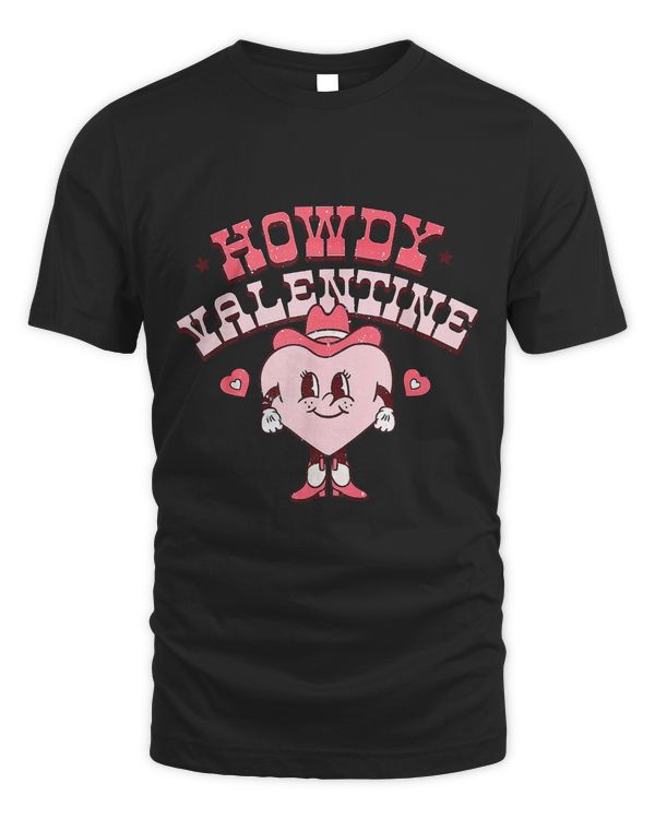 Cowgirl Cowboy Valentine Day Howdy Western Country Boho Love