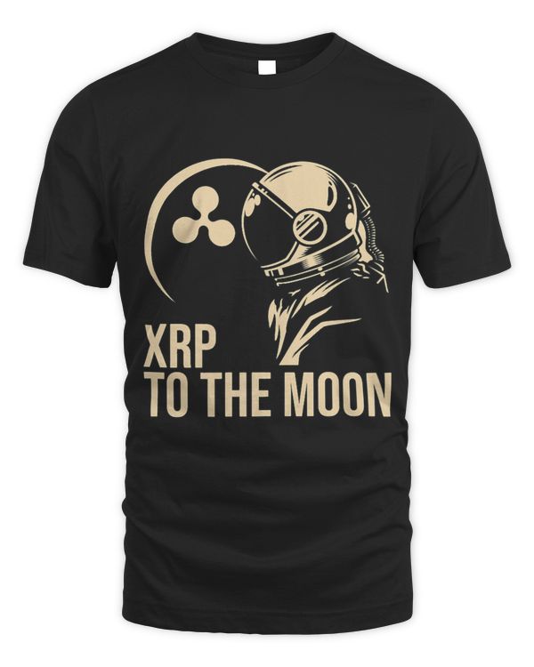 Crypto XRP Ripple to the Moon Internet Money Astronaut3