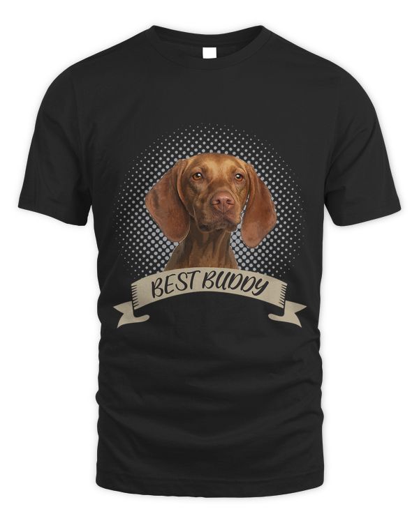 Short Haired Hungarian Magyar Vizsla Best Buddy Portrait