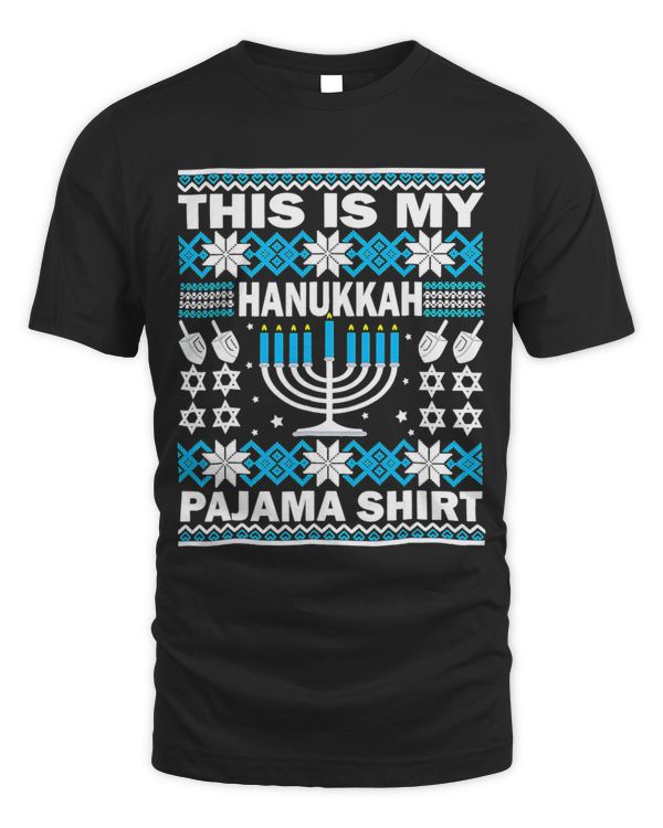 This Is My Hanukkah Pajama Shirt UGLY Pajamas For Family