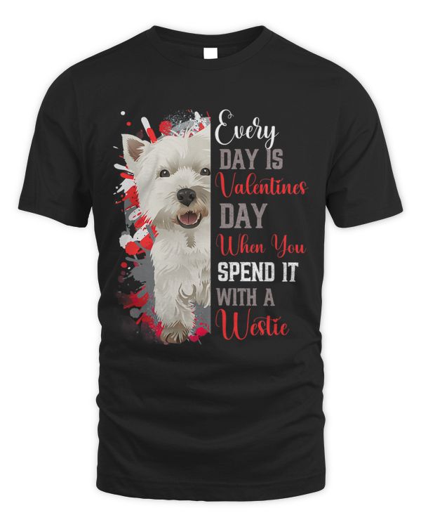 Womens Valentines Day West Highland Terrier Mom Mother Westie Love
