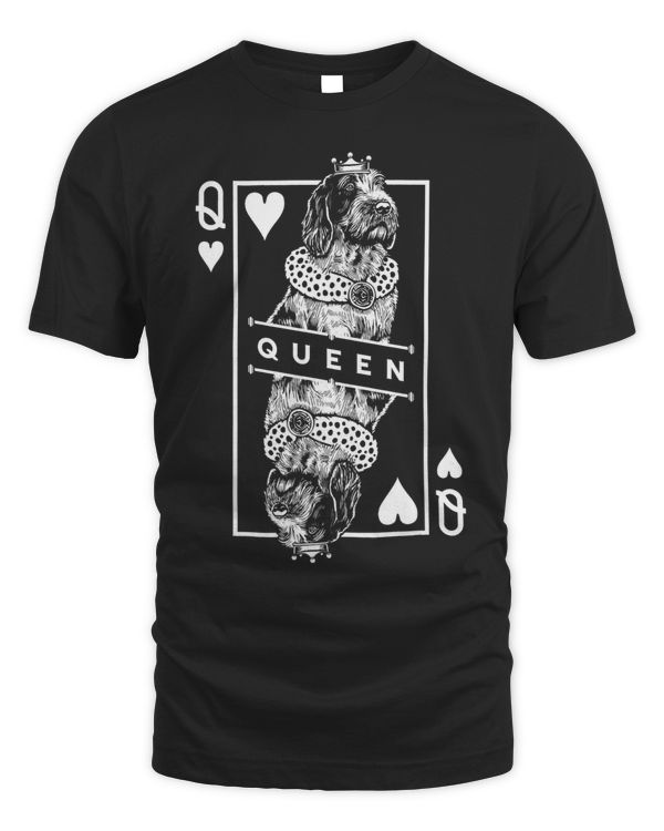 Spinone Italiano Queen Of Hearts Funny Dog Lover Pop Art