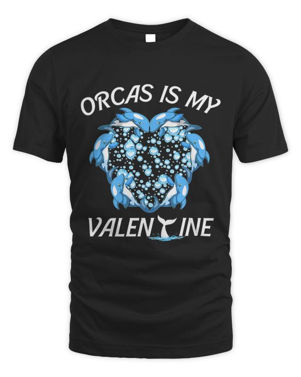Orcas Is My Valentine Valentines Day Heart Lover