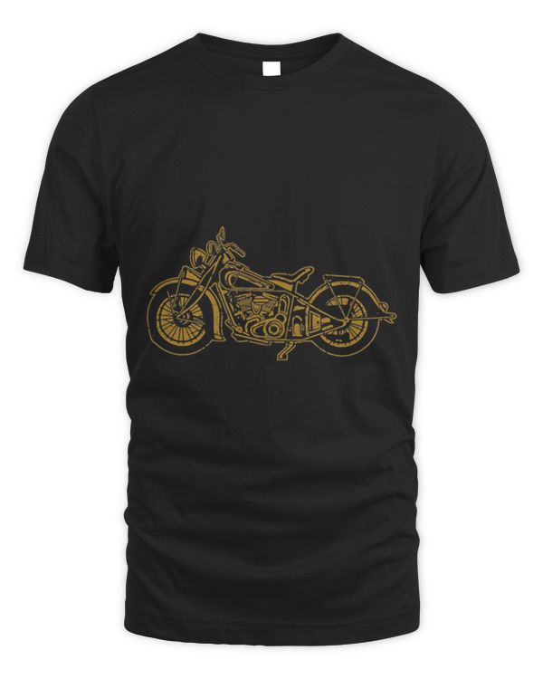 Retro American Vintage Style Motorcycle Distressed Design 63
