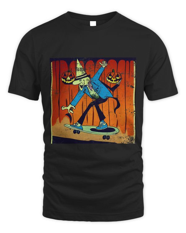Retro Vintage Halloween Distressed