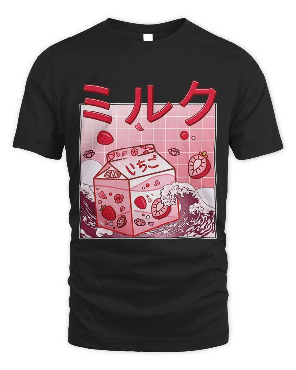 Strawberry Milk Pink Japanese Anime Kawaii Gift Girls Teens