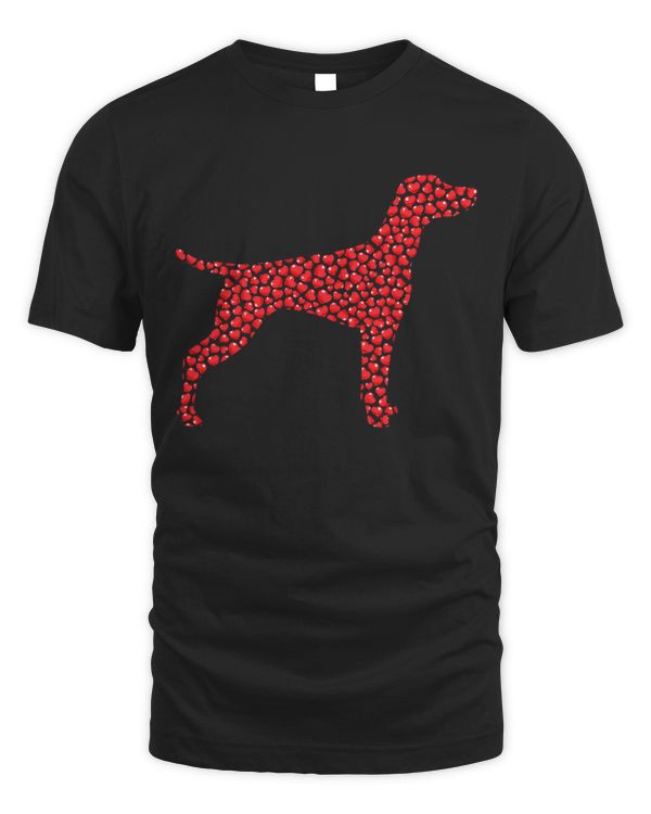 Vizsla Dog Lover Heart Shape Vizsla Valentines Day
