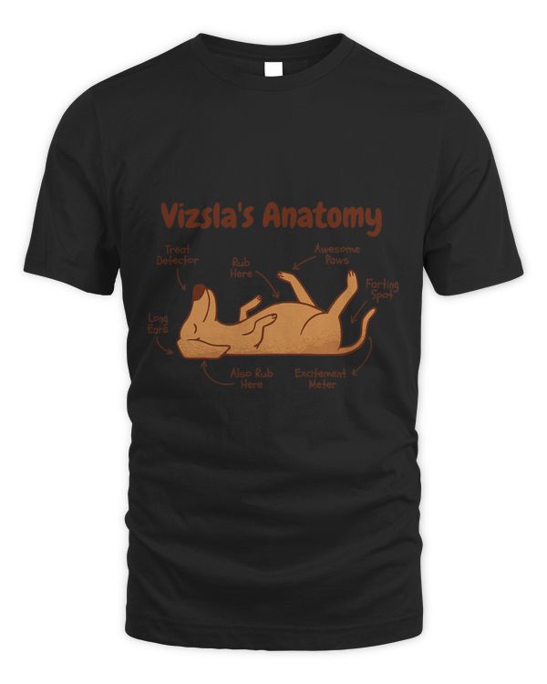 Vizsla Dog Owner Anatomy Cute Art Vizsla Mom Vizslas Lover