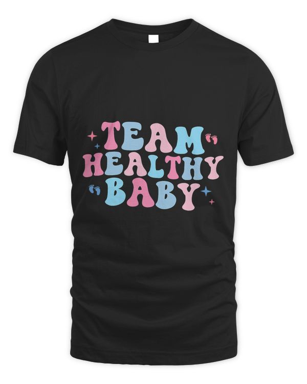 Team Healthy Baby Gender Reveal Party Pink Or Blue