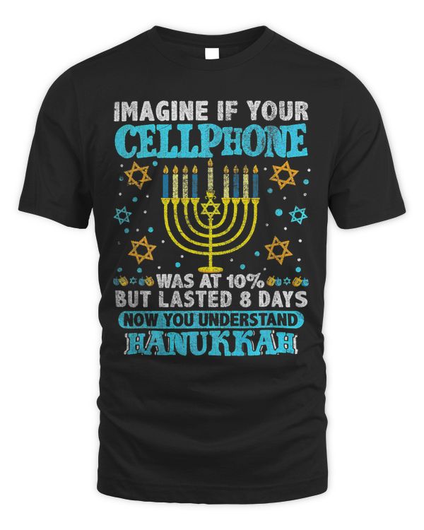 Funny Hanukkah Gifts Cellphone Chanukkah Jewish Xmas Pajamas