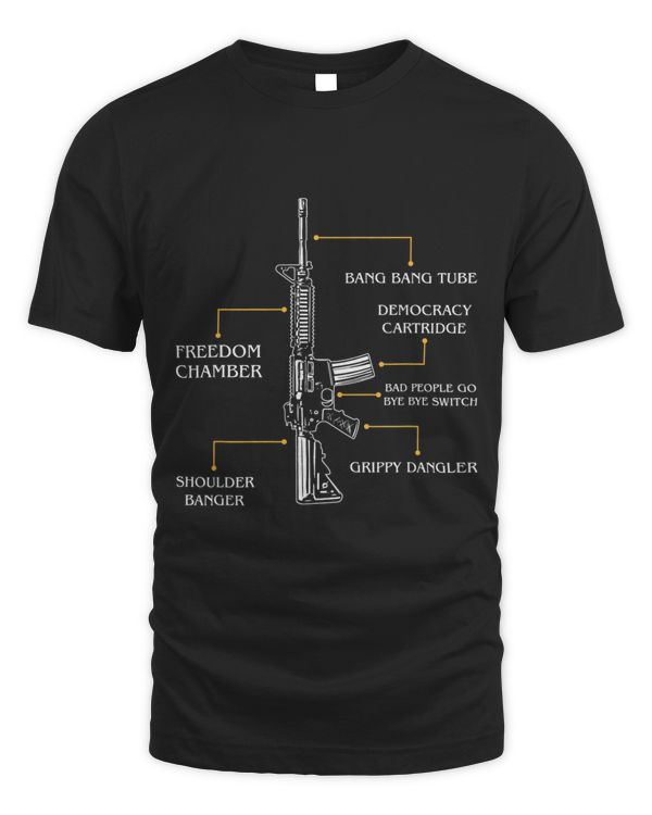 AR15 gun lovers funny diagram 2nd amendment