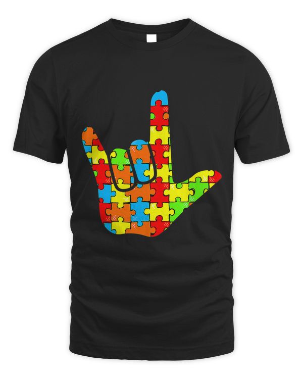 ASL Love Sign Language Autism Gift Awareness Support