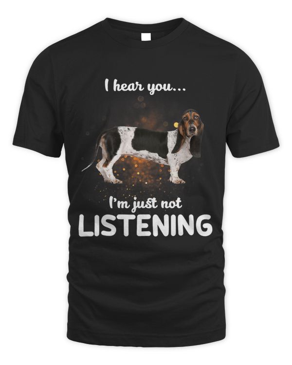 Basset Bleu De Gascogne Dog I Hear You Not Listening
