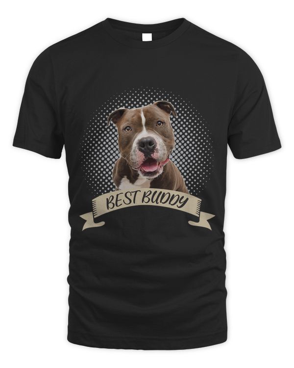 American Bully Best Buddy Dog Portrait