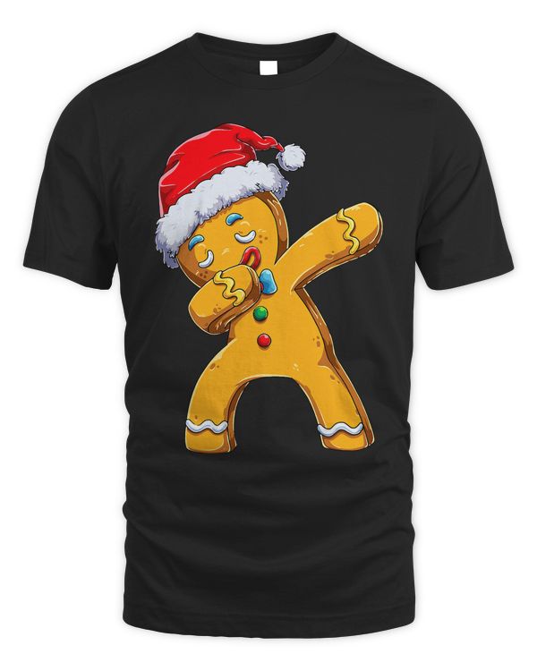 Dabbing Gingerbread Man Santa Christmas Cookie Funny Xmas