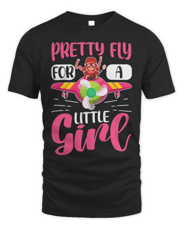 Cute Airplane Pretty Fly For A Little Girl
