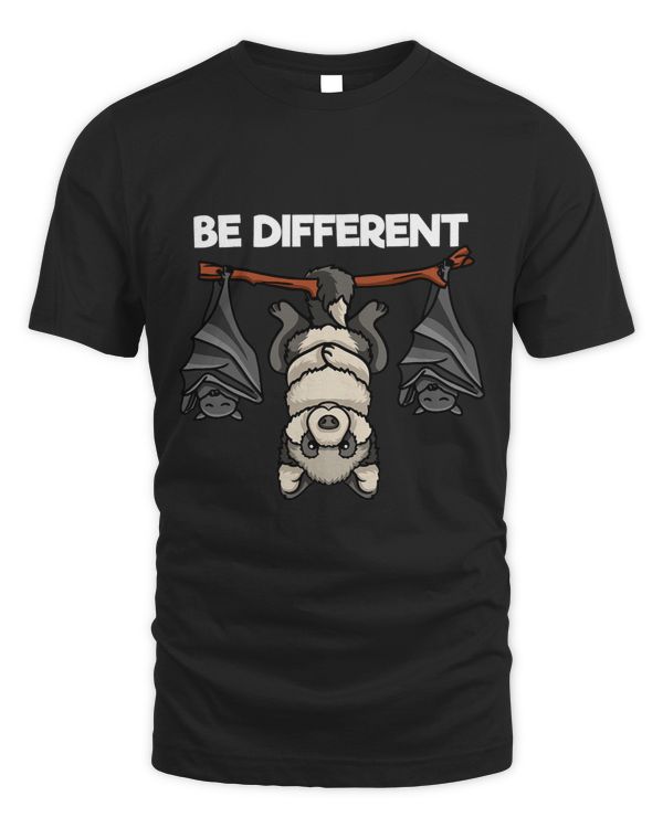 Be Different Hanging Polar Wolf On Tree With Sleeping Bats