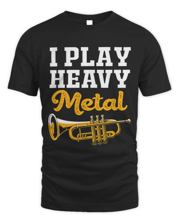 Brass Instrument Marching Band Tuba I Play Heavy Metal