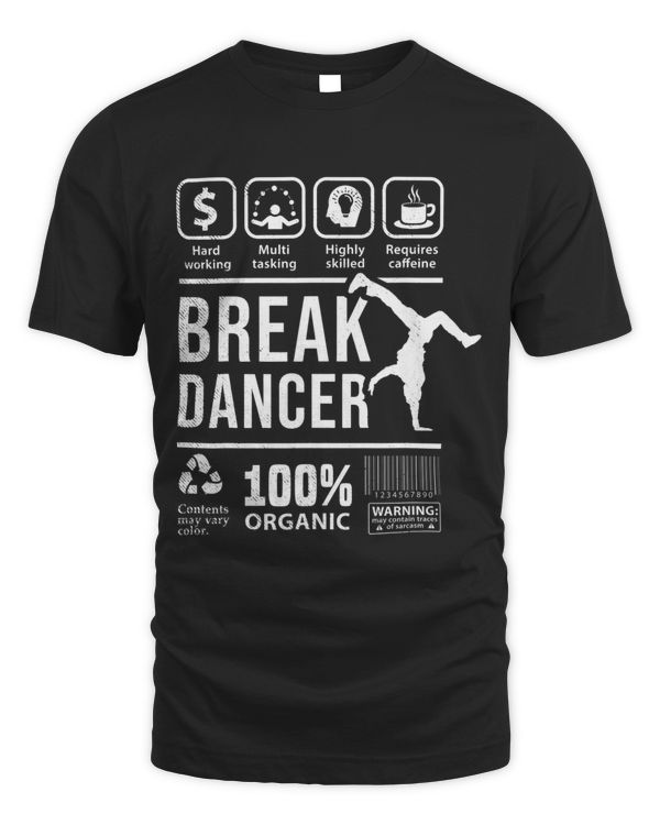 Breakdance funny Warning theme graphic art