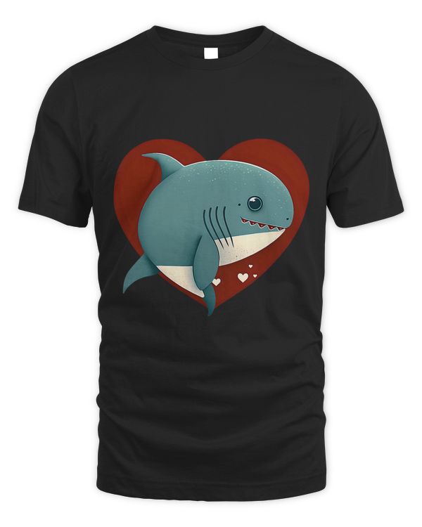 Cute Shark Heart Shark Valentines Day 31