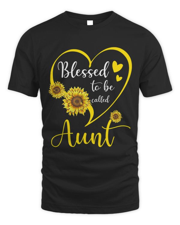 Blessed To Be Called Aunt Sunflower Heart Mothers Day
