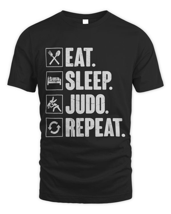 Eat Sleep Judo Repeat Funny Judo Martial Arts Fighter Gift