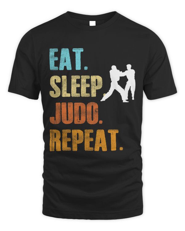 Eat Sleep Judo Repeat Funny Sports Judoka