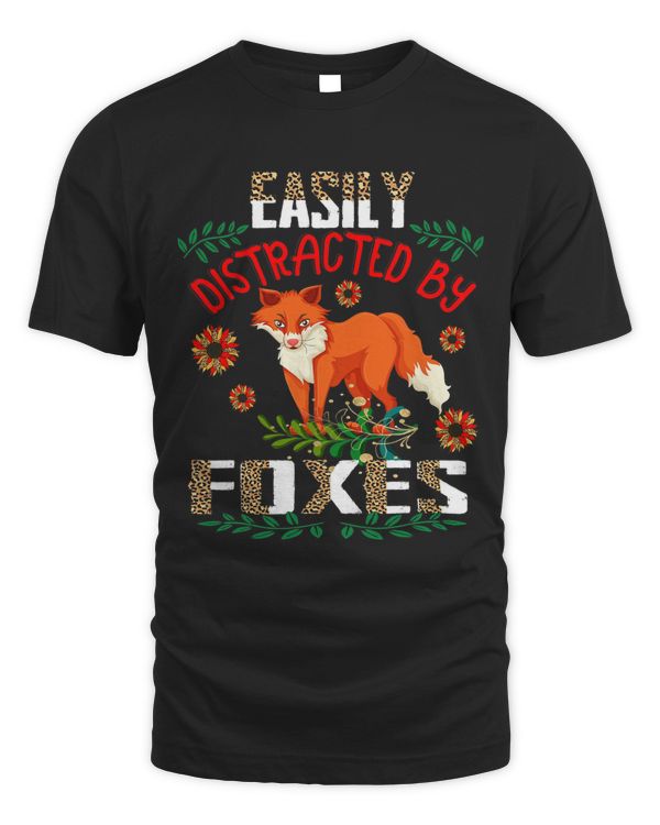 Easily Distracted By Foxes Leopard Sunflowers Foxe Lover