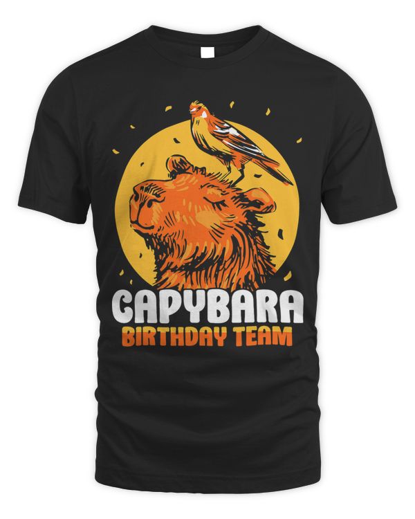 Capybara Birthday Team Lover Rodent Capybaras Animal