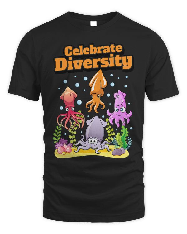 Celebrate Diversity Squid