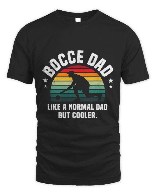 Bocce sports DAD mixed with retro and funny definition