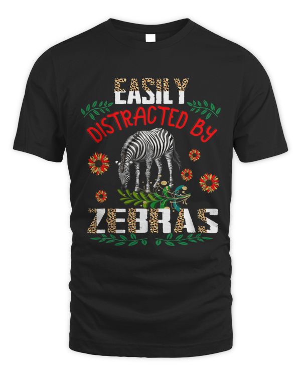 Easily Distracted By Zebras Leopard Sunflowers Zebra Lover