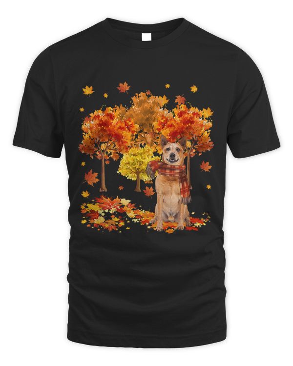 Its Fall Yall Cute Australian Cattle Autumn Tree Fall Leaves 1