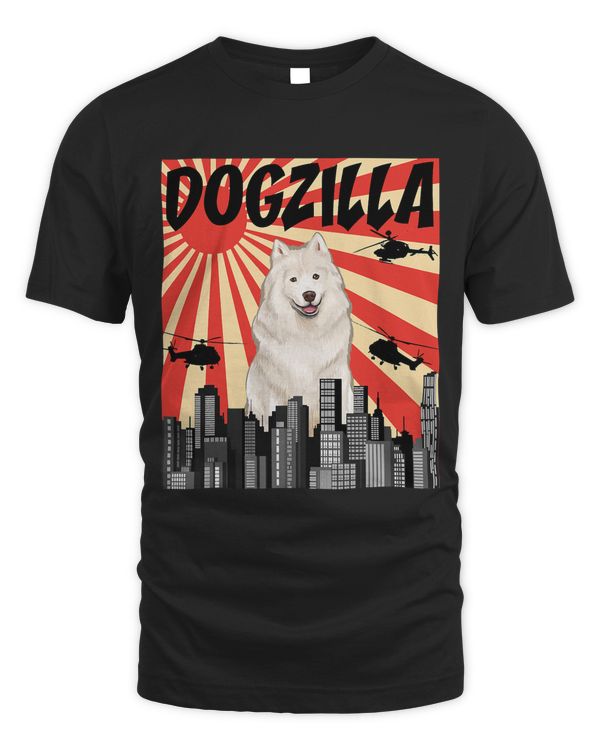 Funny Japanese Dogzilla Samoyed 13